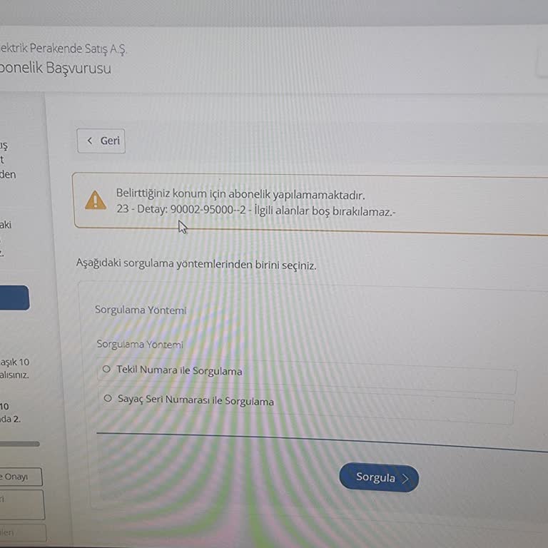 E-devlet Üzerinden CK Boğaziçi Abonelik Açma Sorunu