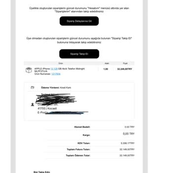 Bilgi Verilmeden İptal Edilen İphone 13 Siparişim İçin Çözüm Bekliyorum
