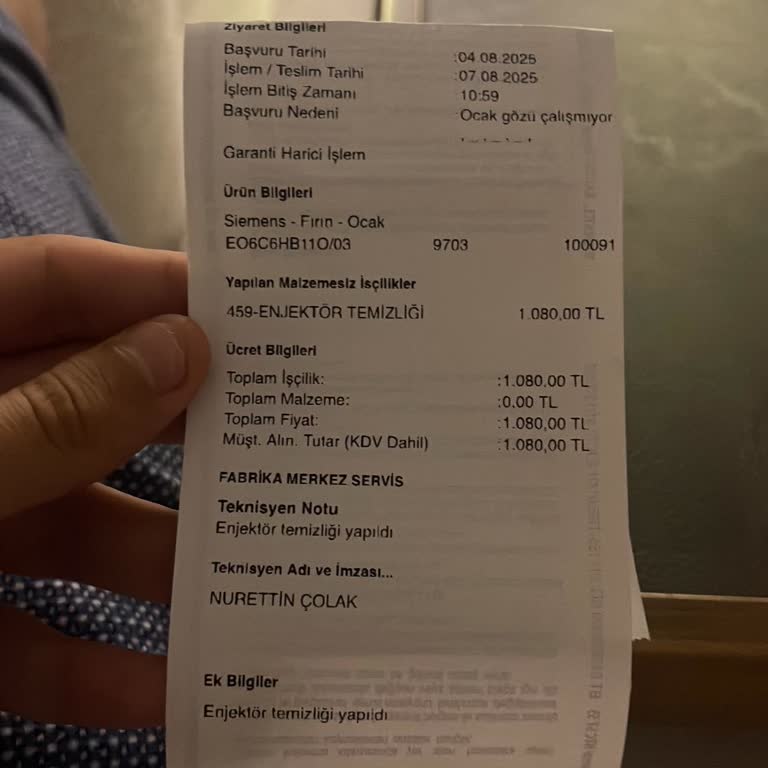 Garanti Bitince Yüksek Servis Ücreti Ve Faturasız İşlem Mağduriyeti