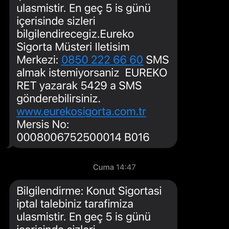 Konut Sigortası İptalinde Cayma Hakkım Engellendi, Ücret İadesi Yapılmıyor