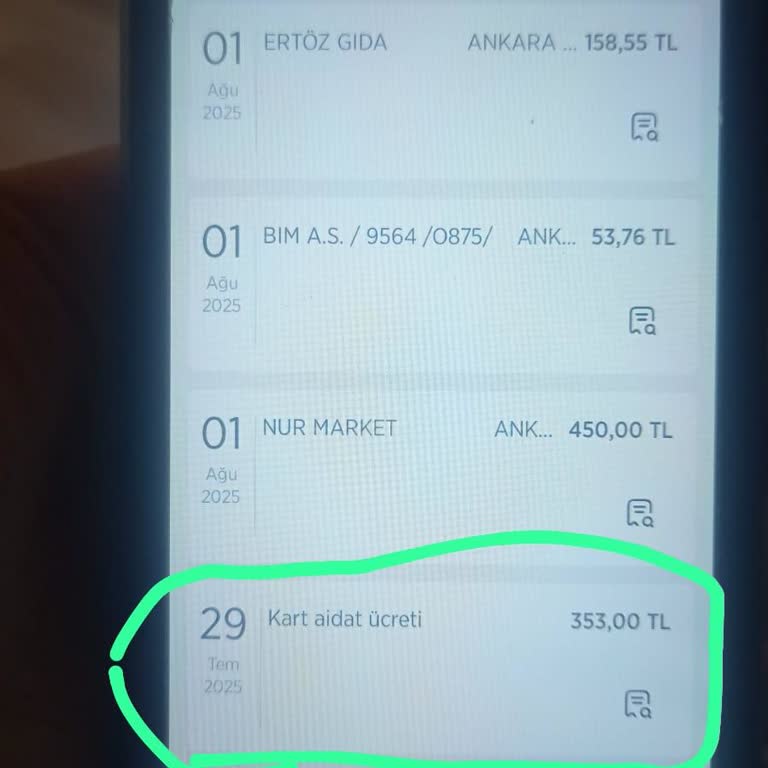 Ziraat Bankası Kredi Kartı Aidat Ücretinin İadesini Talep Ediyorum
