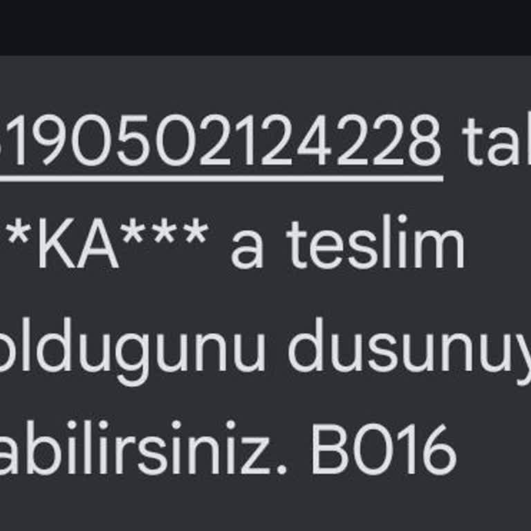 Yanlış Kişiye Teslim Edilen Değerli Kargo Ve Yetersiz Müşteri Hizmeti