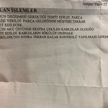 Citroen Jumper Aracımda Akü Ve Garanti Sorunu Nedeniyle Yaşadığım Mağduriyet