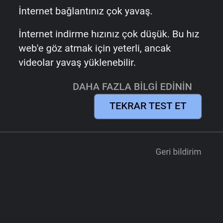 Kablo Net Akşamları 50 Mbps Hız Yerine 2 Mbps Hız Sorunu