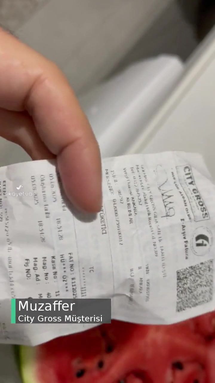 City Gross Bozuk Meyveler videonun kapak resmi