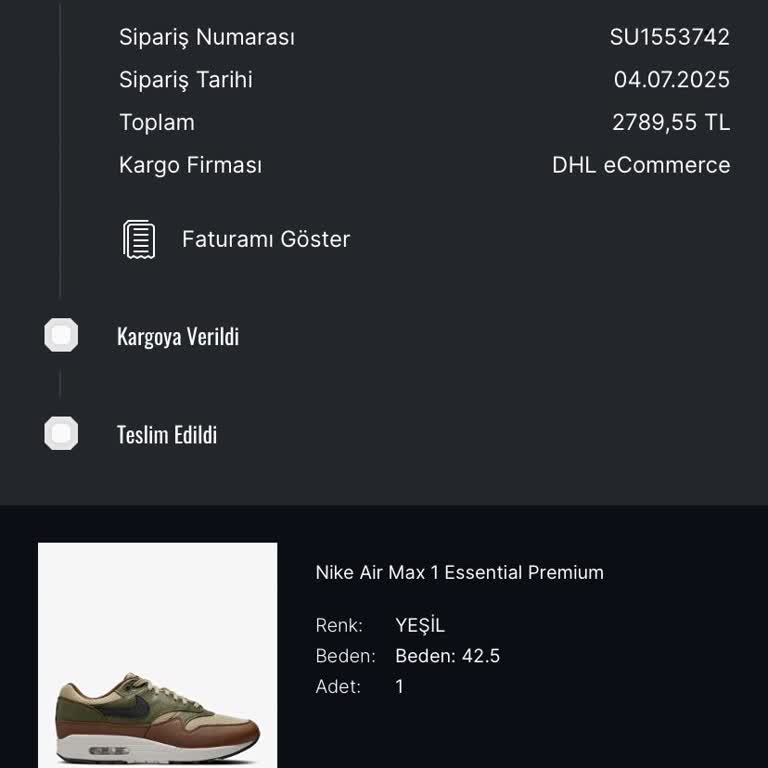 Bir Aydır Teslim Edilmeyen Sipariş Ve Yetersiz Müşteri Hizmetleri