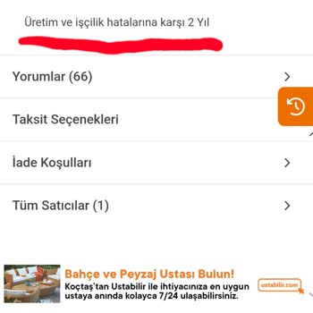 Koçtaş'tan Alınan Şezlongların Garanti Sürecinde Yaşanan İlgisizlik Ve Bilgi Karmaşası