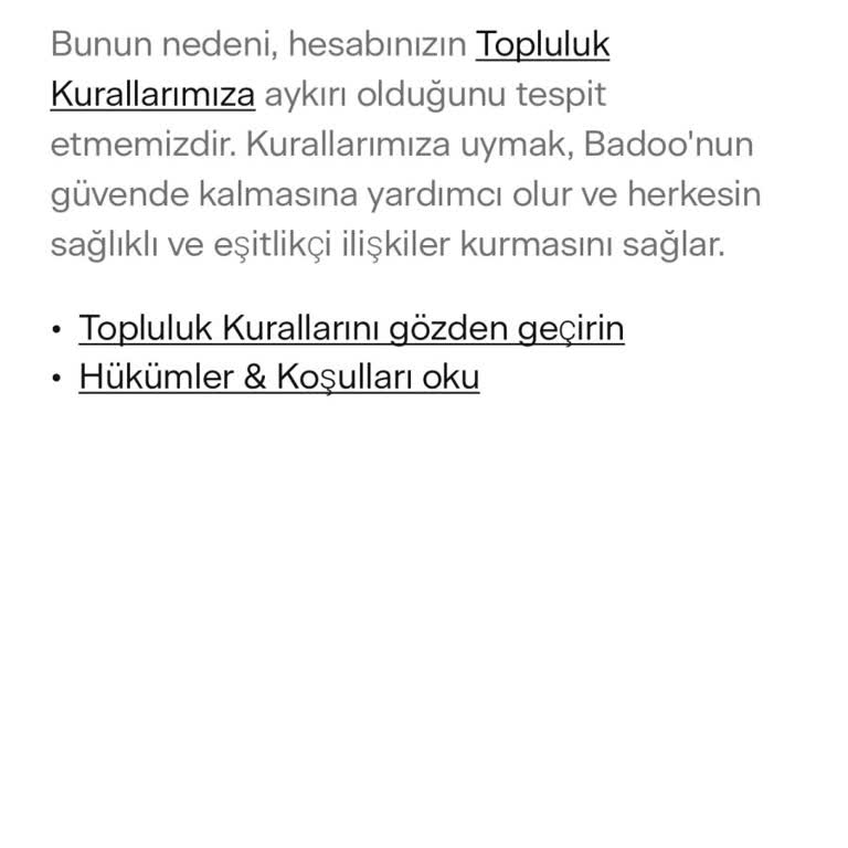 Engellenen Hesaplarımın Açılması İçin Yardım Ve İkinci Şans Talebi