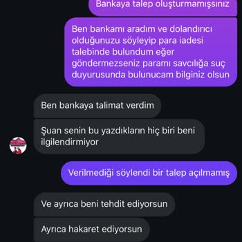 Sipariş Sonrası Ürün Gönderilmedi Param İade Edilmedi Hakaretle Karşılaştım