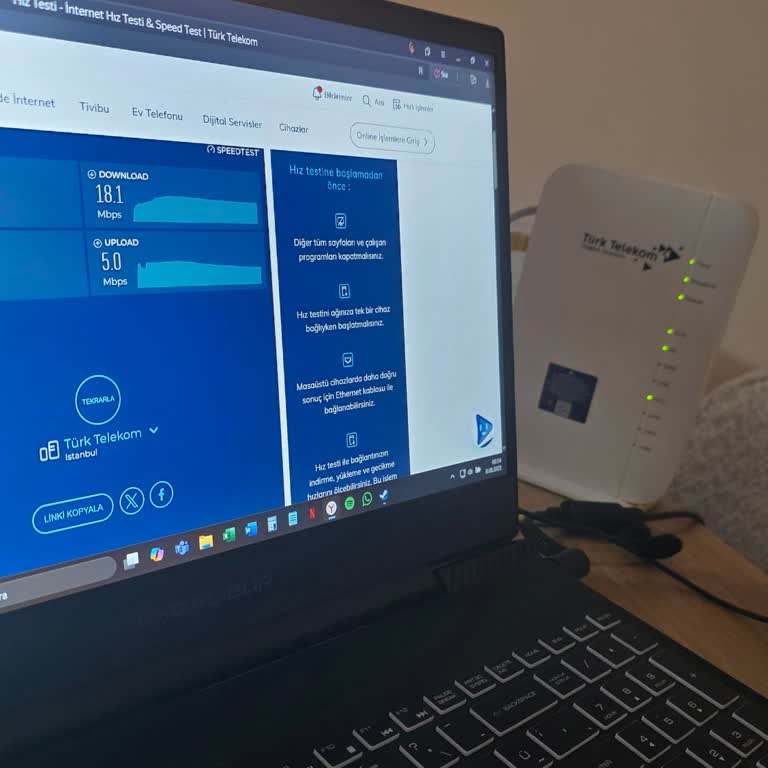 100 Mbps İnternet Ödemesi Yapıyorum Ama Hızım Neden Bu Kadar Düşük