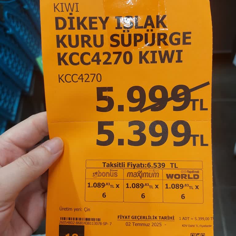 Etiket Fiyatı Geçersiz Sayıldı, Mağaza Çözüm Sunmadı