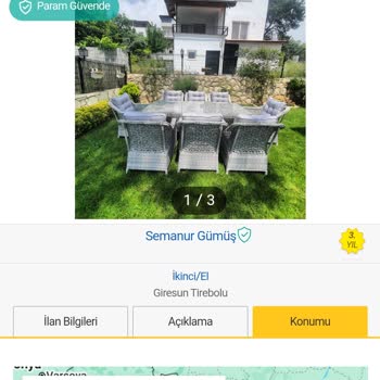 Bahçe Mobilyası Alışverişinde Ödeme Sonrası İletişim Kesildi