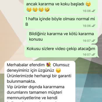 Satın Aldığım Kolye 2 Günde Karardı, Firma Mağduriyetimi Gidermedi