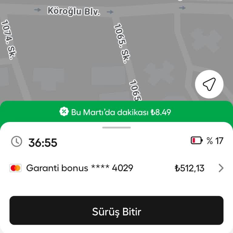 Martı Mobilet Sürüş Sonlandırma Sorunu Ve Hatalı Ücretlendirme