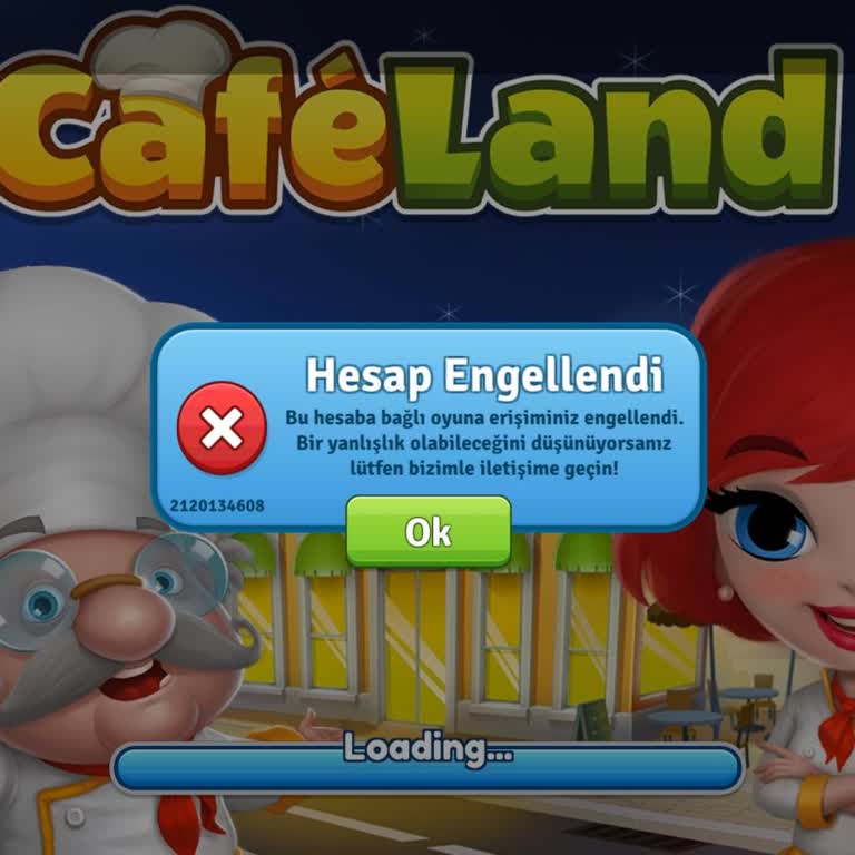 Uzun Süredir Oynadığım Cafeland Hesabım Aniden Engellendi!