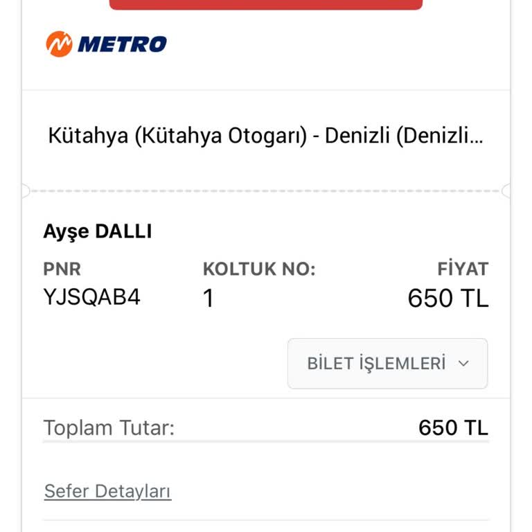 Otobüs Seferi İptal Edildi, Bilgi Verilmedi!