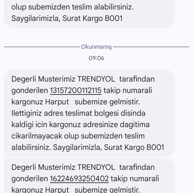 Daha Önce Teslim Edilen Adrese Kargo Getirilmiyor, Personel İlgisiz Kaldı