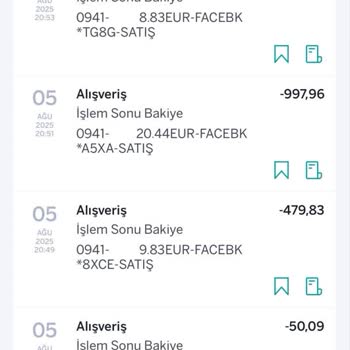 Garanti Bankası Kartımdan İzinsiz Facebook İşlemleri Ve Mağduriyet