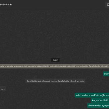 Sipariş Sonrası İletişim Kurulamıyor Ve İade Talebim Var