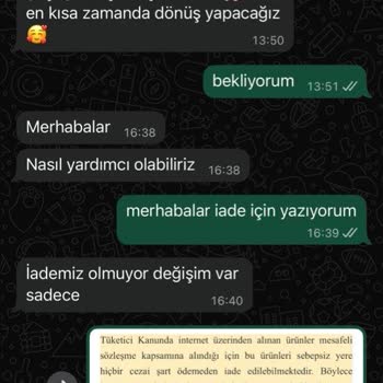 Kusurlu Ürün İçin İade Talebim Reddedildi Ve Kaba Davranışla Karşılaştım