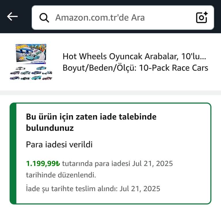 Yanlış Ürün Ve İade Sürecinde Mağduriyet: Ücret İadem Yapılmıyor