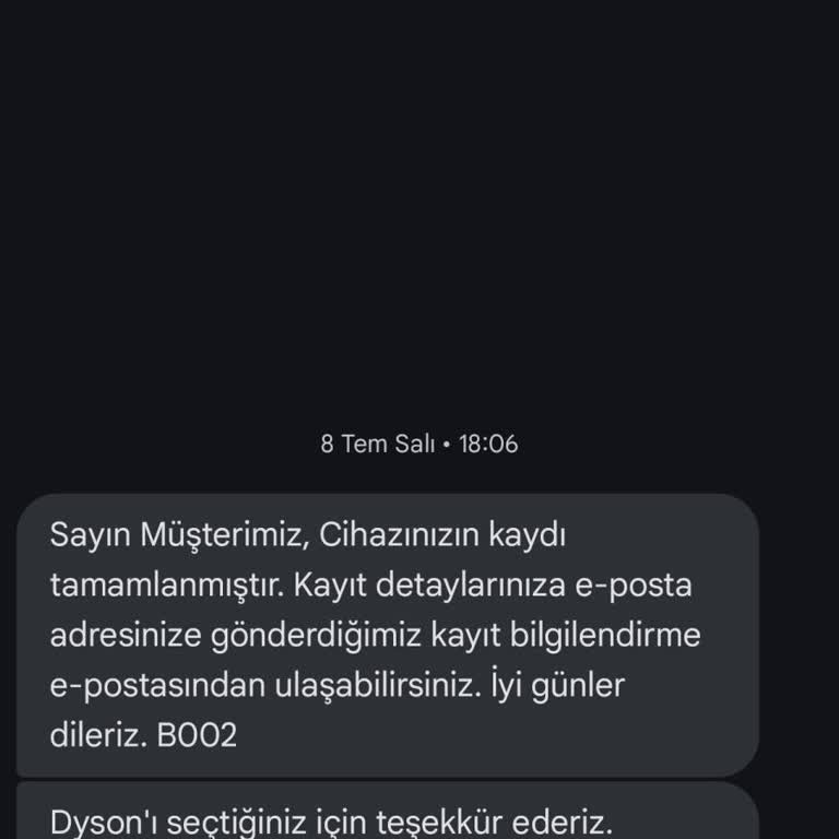 Dyson Garanti Sürecinde Başlık Değişimi Gecikiyor, Mağduriyetim Giderilmiyor