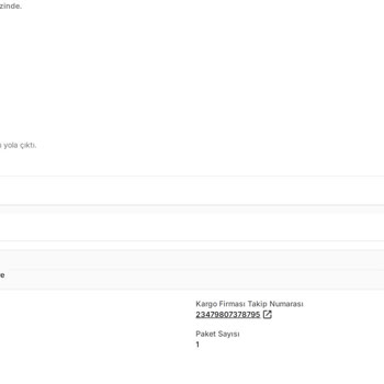 Sürat Kargo Bahçeşehir Şubesinde Teslimat Yapılmadan Kargonun İade Edilmesi