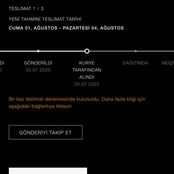 Zara Siparişim Teslim Edilmedi, Müşteri Hizmetleri Sorunumu Çözmedi: Mağduriyetimin Giderilmesini Talep Ediyorum