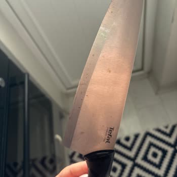 Tefal Paslanmaz Çelik Bıçak Kısa Sürede Paslandı, Değişim Talebim Var