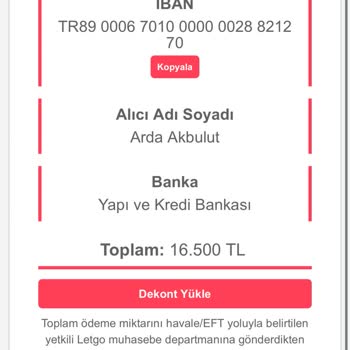 Letgo Güvende Öde İle Alınan Koltuk Teslim Edilmedi Müşteri Hizmetleri İlgisiz