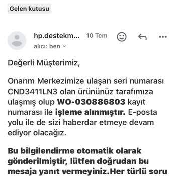 HP Omen 16 Bilgisayarımın Onarımında Parça Bekleme Ve Teslimat Gecikmesi Mağduriyeti