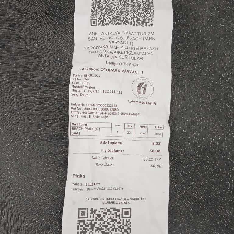 Kısa Süreli Girişte Beklenmedik Ücret Kesintisiyle Karşılaştım