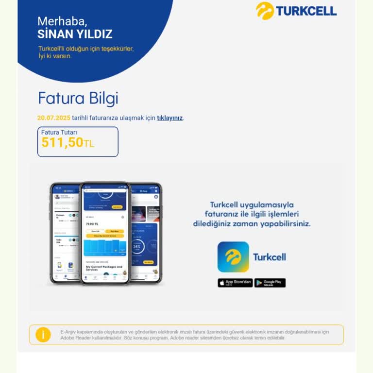 Turkcell'den Resmi Fatura Alamamak Mağduriyet Yaratıyor