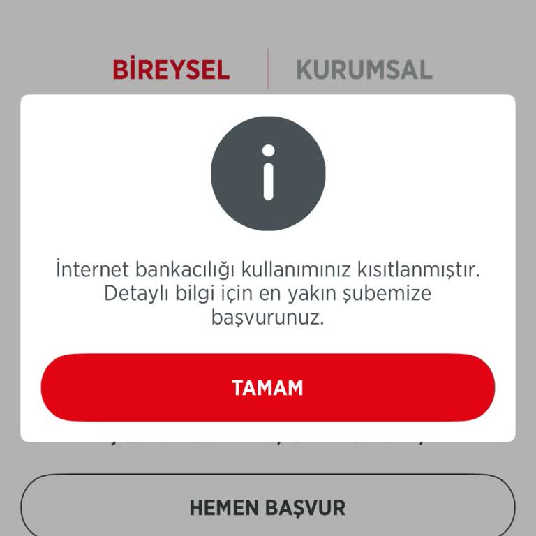 Mobil Bankacılık Erişimim Haksız Yere Kısıtlandı, Çözüm Ve Bilgi Alamıyorum