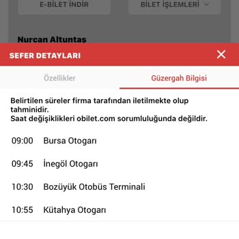 Obilet Rötar Nedeniyle Bağlantılı Biletim Yandı Destek Alamadım