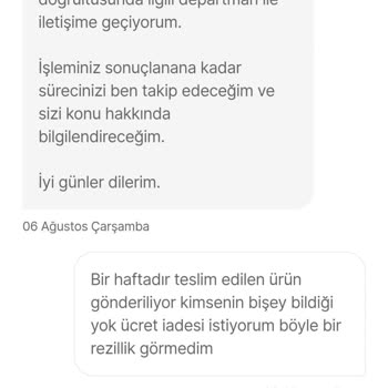 Teslim Edilmeyen Klima Siparişi Ve İlgisiz Müşteri Hizmetleri