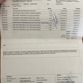 Ek Garanti Hakkında Bilgilendirme Eksikliği Ve Servis Ücreti Mağduriyeti