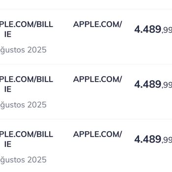 Apple Store Bilgim Dışında Yapılan Yüksek Tutarlı İşlemlerin İadesi Reddedildi