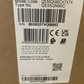 Samsung Neo QLED QE55QN90CATXTK Broke Before Use - No Support