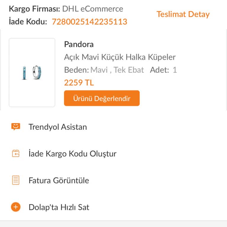 Kullanılmamış Küpenin İadesi Reddedildi Mağdur Edildim