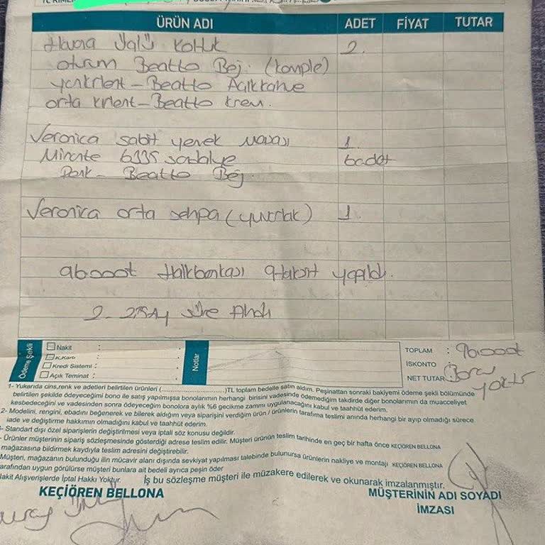 Bellona'dan Satın Alınan Mobilyaların Teslimatı Gecikti, Bilgilendirme Yapılmadı