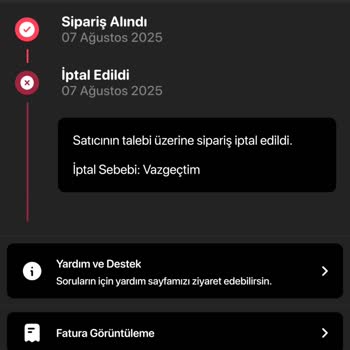 İptal Edilen Satışta Param İade Edilmiyor, Müşteri Hizmetlerinden Yanıt Yok