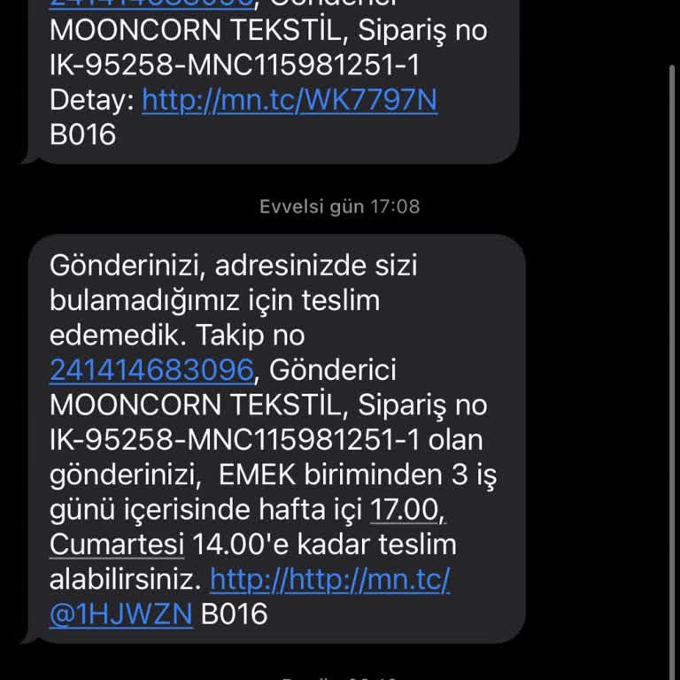 Yanlış Bilgilendirme Ve Erken İade Nedeniyle Kargom Teslim Edilmedi