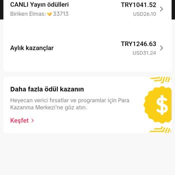 Kimlik Doğrulama Hatası Nedeniyle TikTok Canlı Yayın Kazancımı Çekemiyorum