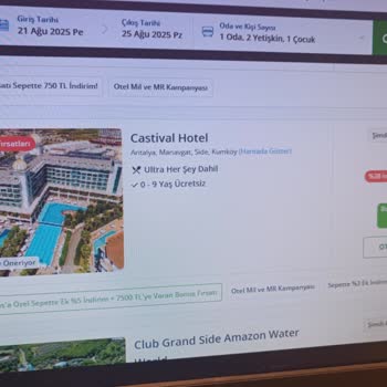 Jolly Rezervasyonumda Fiyat Farkı İadesi Yapılmadı, Mağduriyetim Giderilmiyor