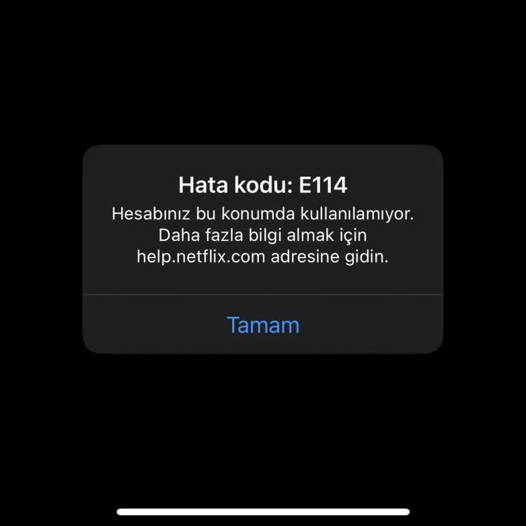 Yurtdışında Netflix Erişim Sorunu Ve E114 Hatası: Adil Çözüm Bekliyorum