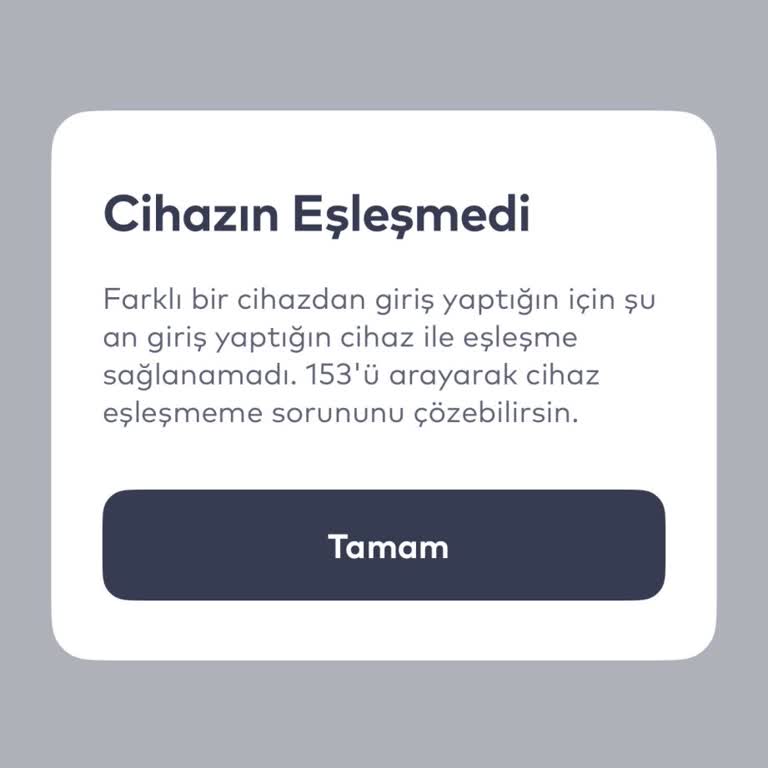 İstanbulkart Mobilde Cihaz Eşleşmeme Sorunu Nedeniyle Bakiye İşlemleri Yapılamıyor