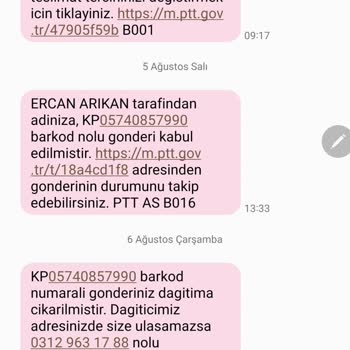PTT Kargom Teslim Edilmeden 'Evde Yok' Denildi