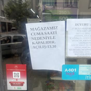 A101 Mağazalarının Cuma Günleri Kapalı Olması Mağduriyet Yaratıyor