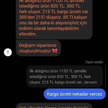 İade Sonrası Alınan Ürünün Kargoya Verilmemesi Ve Ücret İadesi Talebi